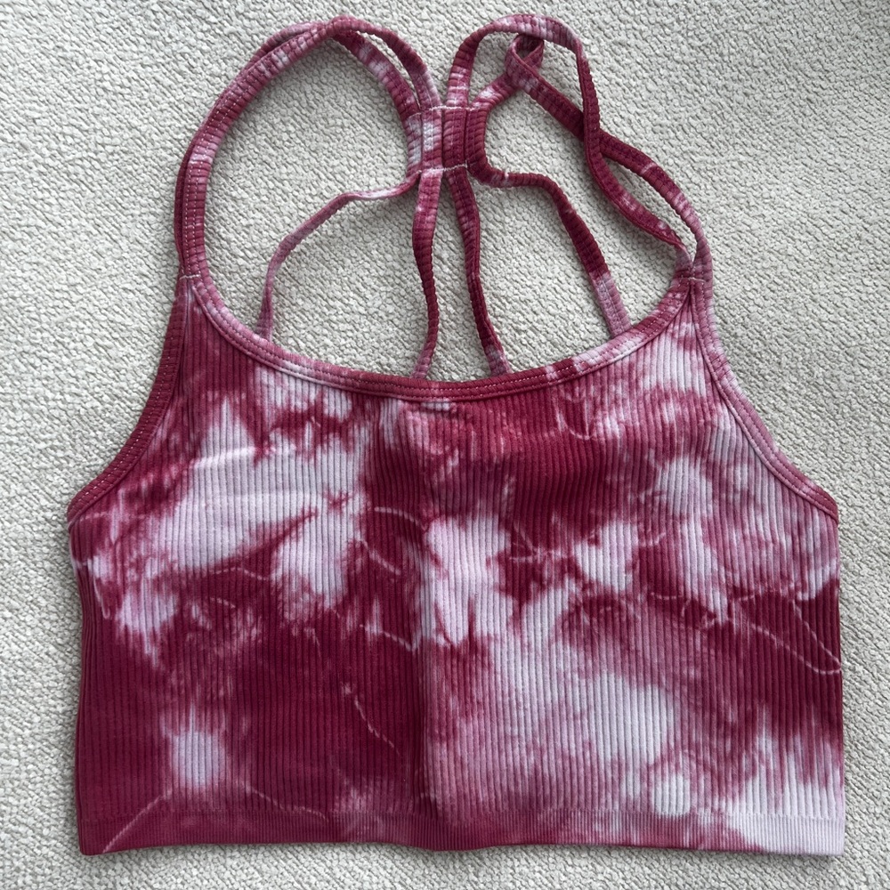 Tie Dye Cropped Tank/Bra